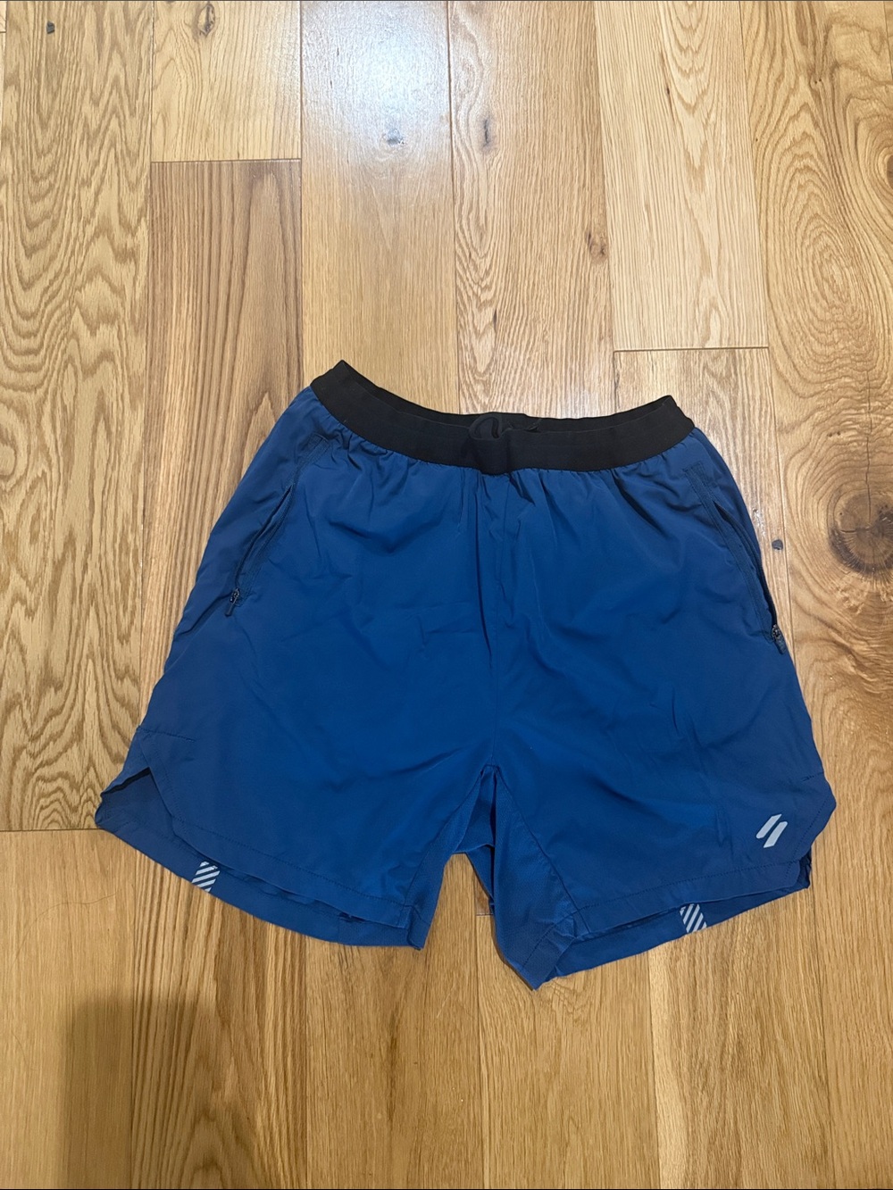 Men's Blue Athletic Shorts with Elastic Waistband size Small  SUPERDRY